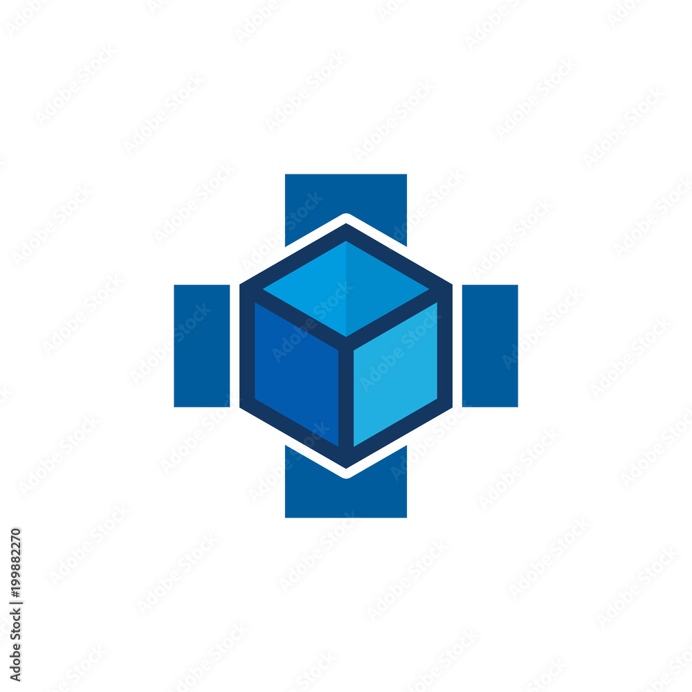 Box Medical Logo Icon Design Box Medical Logo Icon Design