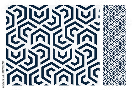 vintage tiles patterns antique seamless design in Vector illustration