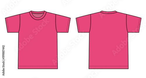 Tshirts illustration ( tropical pink) 