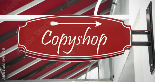 Schild 312 - Copyshop