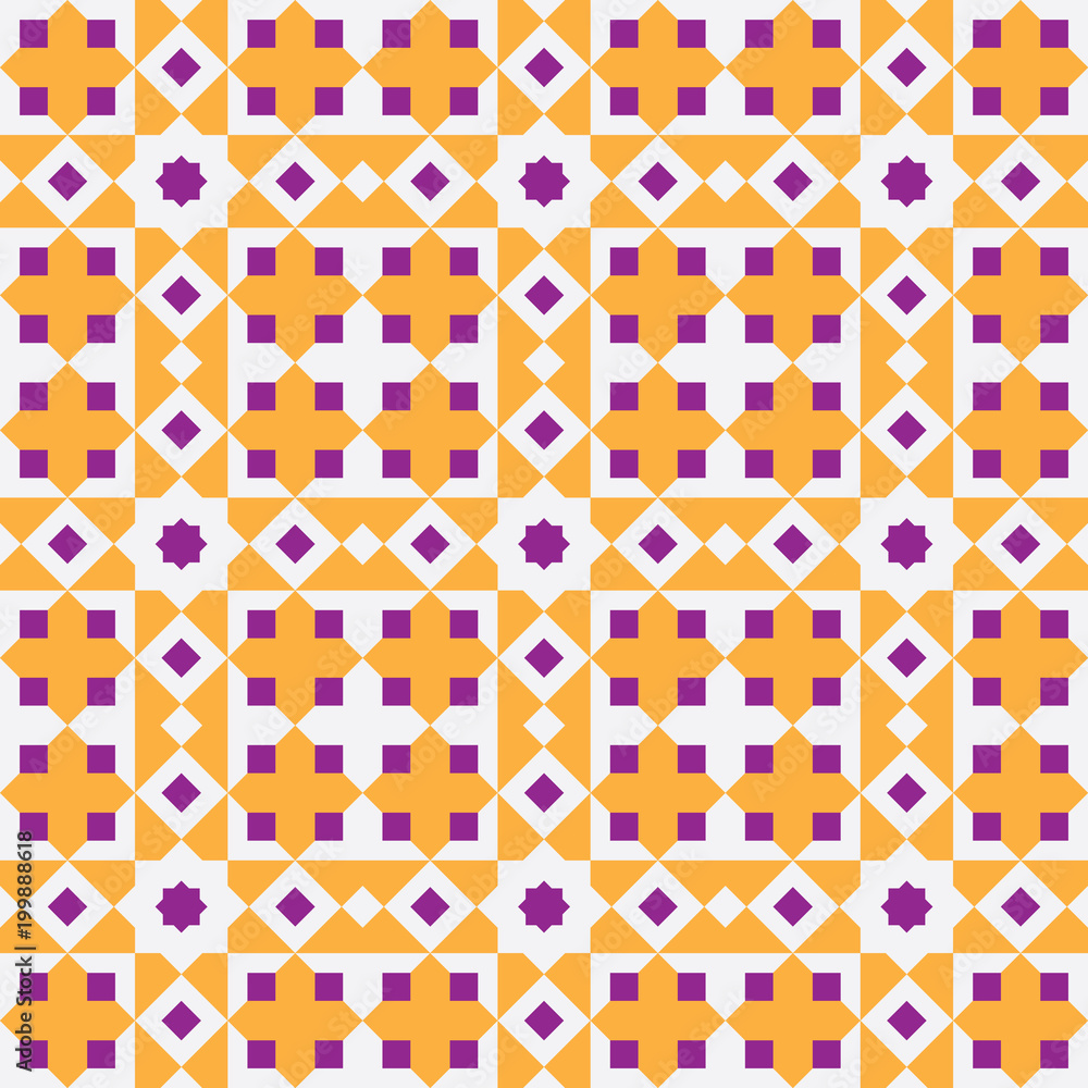 Abstract colorful seamless Islamic pattern Abstract colorful seamless Islamic pattern