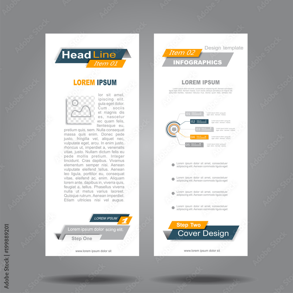 Design vertical template flyer banner. Vector illustration. Design vertical template flyer banner. Vector illustration.