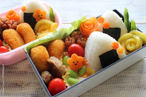 Fototapeta お花のお弁当