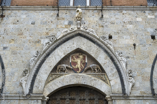 Piazza Del Campo in Siena, Italy photo