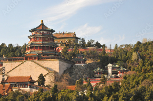 The Tower of Buddhist Incense in The Summer Palace the Imperial Garden in China