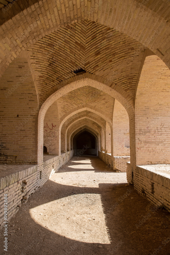 Fototapeta premium Caravansary in Fakhrabad, Khorasan, Iran