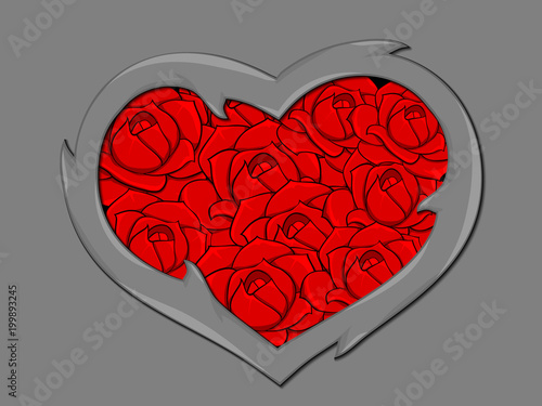 Stylized image of the heart
