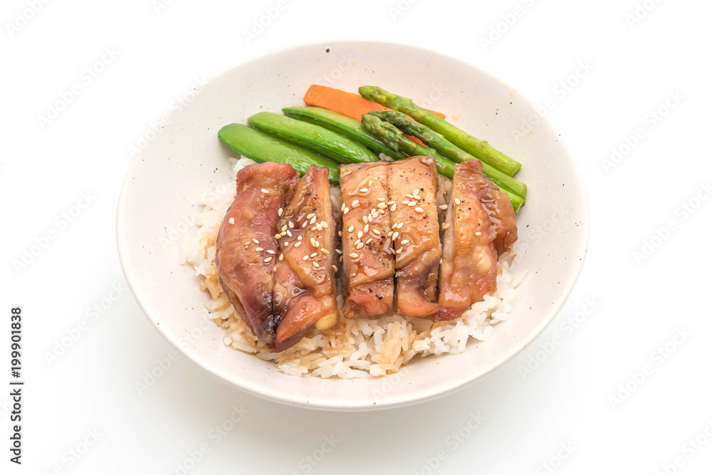 teriyaki chicken rice bowl