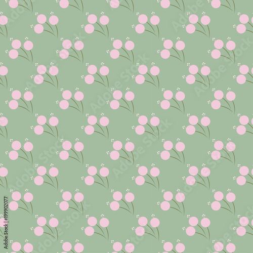 Floral seamless vintage pattern