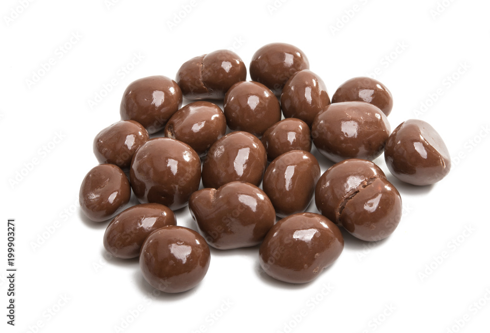 nuts in chocolate isolated nuts in chocolate isolated