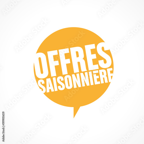 offres saisonnière