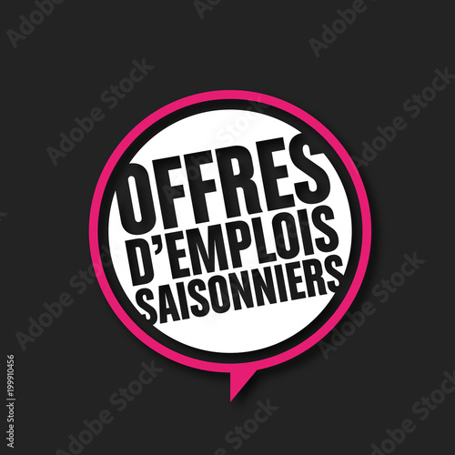 offre d'emploi