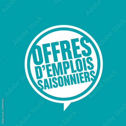 offre d'emploi