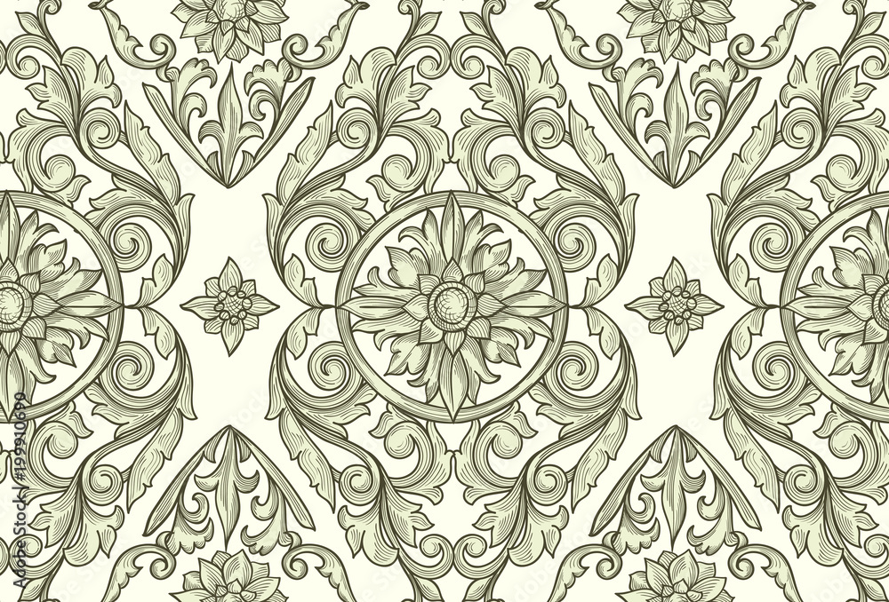 Seamless decorative pattern Seamless decorative pattern