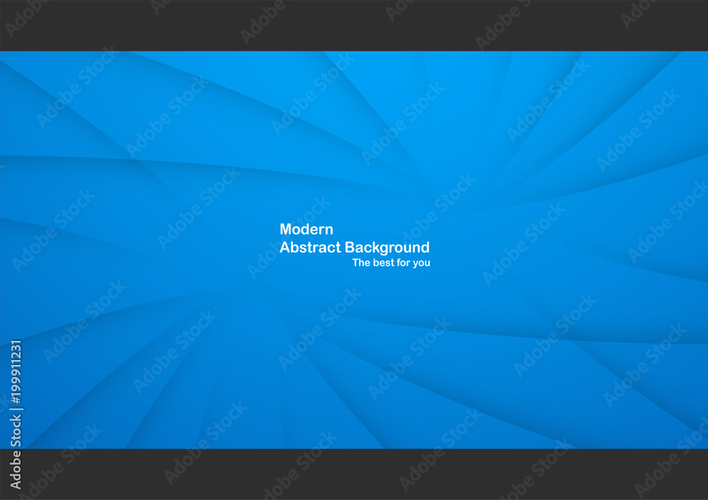 Blue abstract background with copy space for text. Modern template design for cover, web banner, screen and magazine.