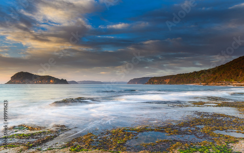 Early Morning Seascape with Clouds