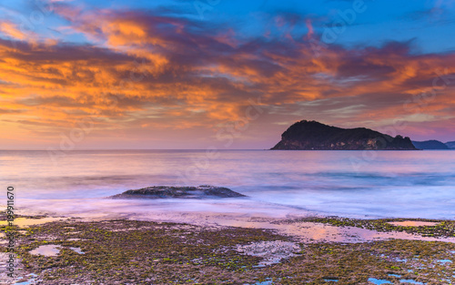 Sunrise Seascape with Clouds © Merrillie