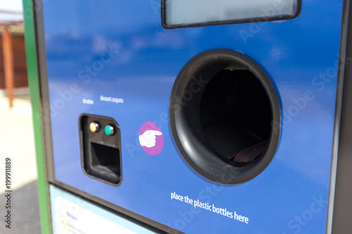 Reverse Vending Recycling Machine.