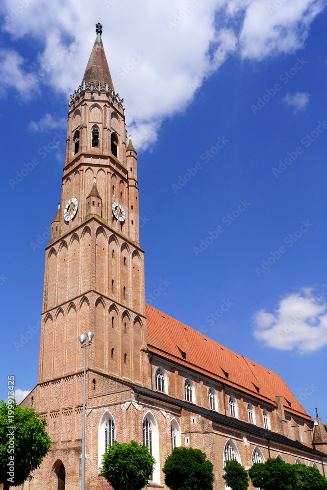 Kirche St. Jodok  in LANDSHUT ( Bayern ) 