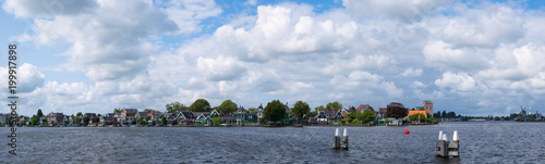 Zaanse Schans bei bewölkten Himmel