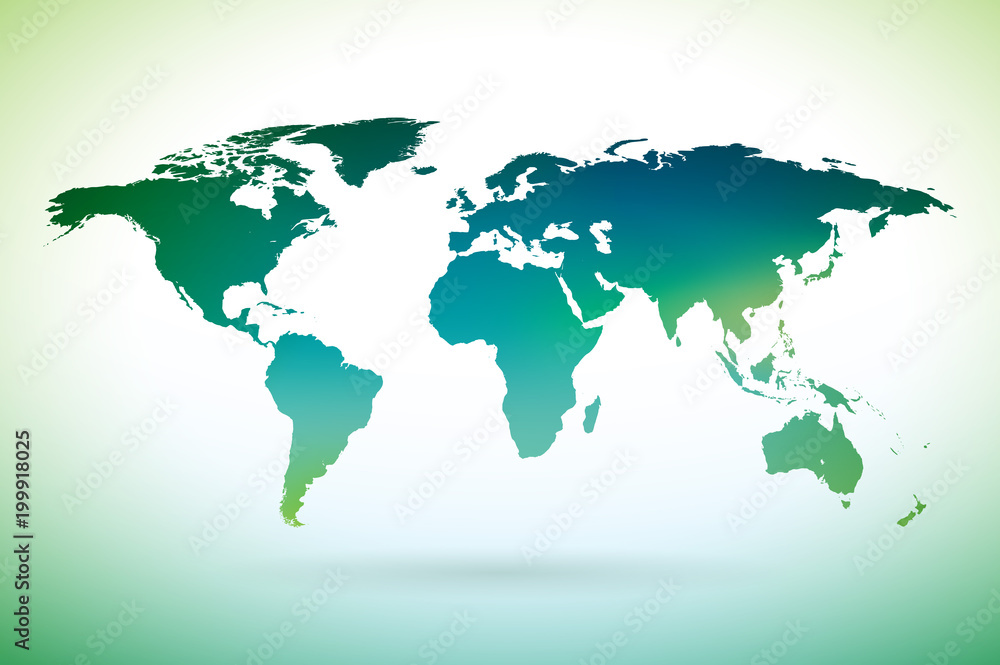 World map design on white background on environment concept. Earth illustration with continents. Vector graphic for banner, poster or greeting card. World map design on white background on environment concept. Earth illustration with continents. Vector graphic for banner, poster or greeting card.