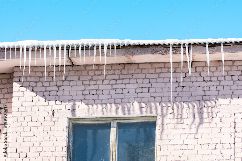 custom made wallpaper toronto digitalIcicles hanging from the roof