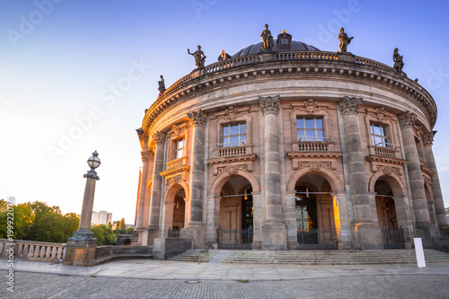 Architecture of Berlin at Spree River, Germany photo