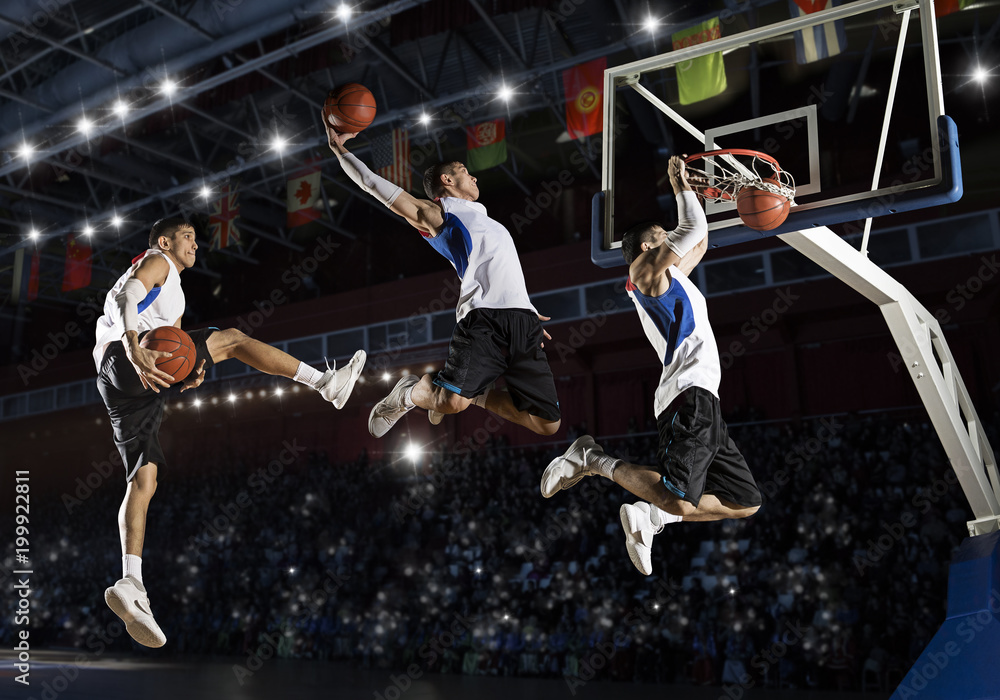 Fototapeta premium Basketball player in action