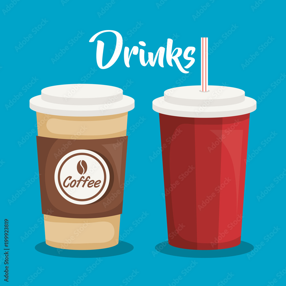 drinks beverage set icons vector illustration design drinks beverage set icons vector illustration design