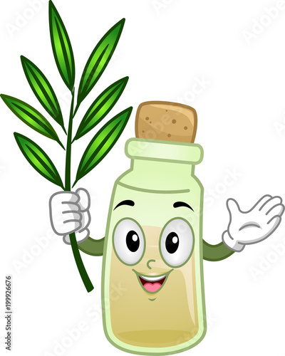 Mascot Tea Tree Oil Illustr...