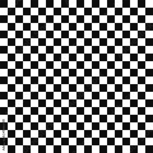 Vector seamless geometric pattern. Mosaic black and white squares