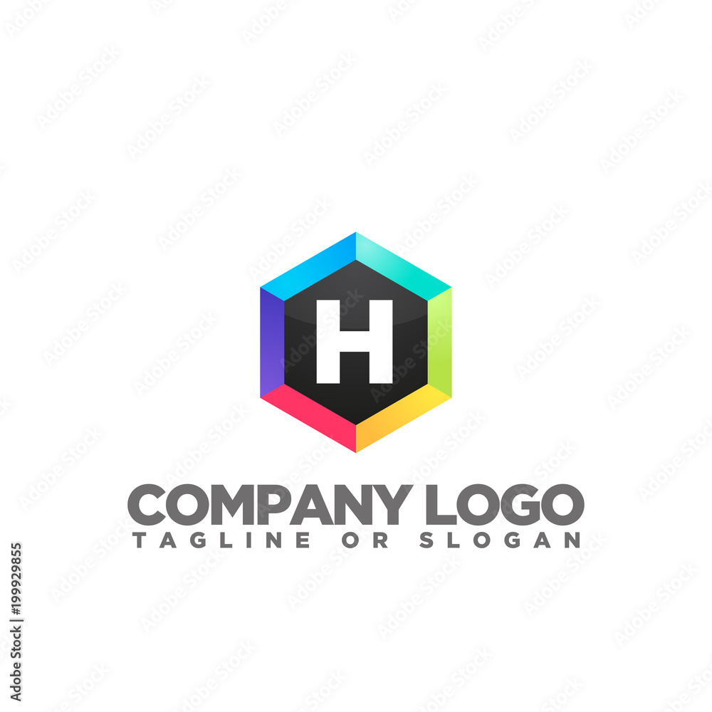 H LETTER LOGO TEMPLATE H LETTER LOGO TEMPLATE