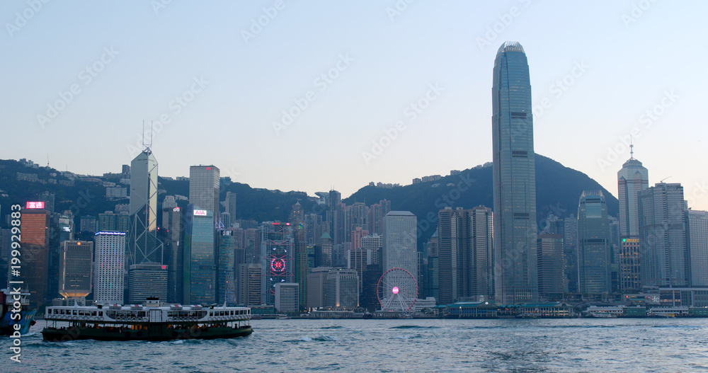 Fototapeta premium Hong Kong skyline