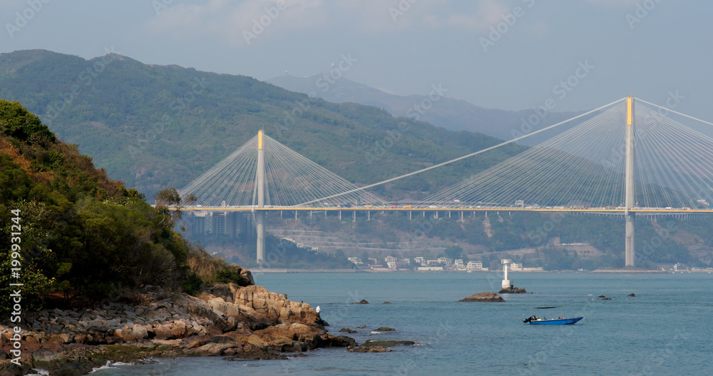 Ma wan, Hong Kong, 02 April 2018:- Hong Kong Ting kau bridge