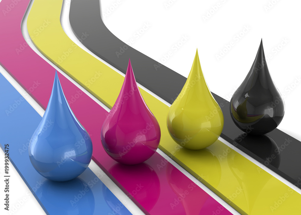 CMYK Color - 3D CMYK Color - 3D