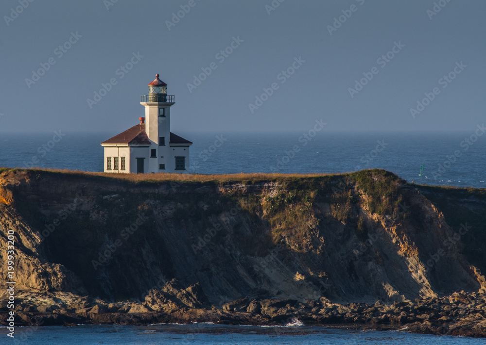 Cape Arago Lighthouse Perched Atop a Cliff Cape Arago Lighthouse Perched Atop a Cliff