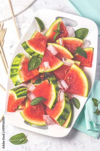 Saftige Wassermelone