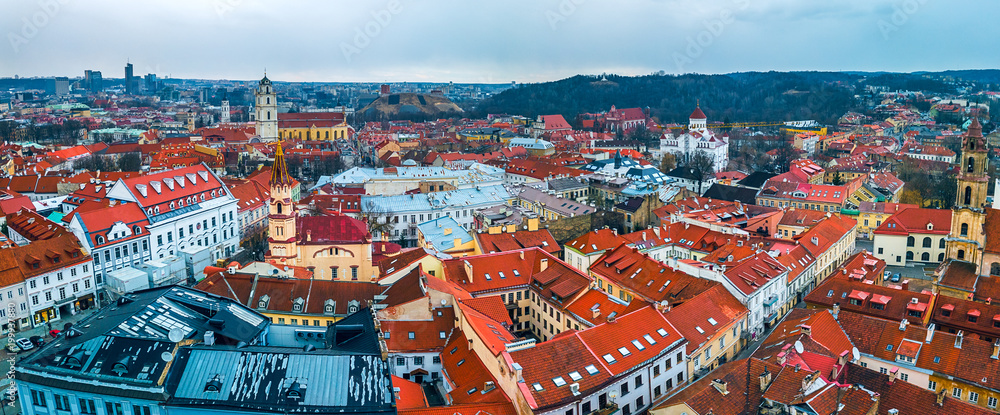 Obraz WILNO, LITWA - Stare miasto w Wilnie