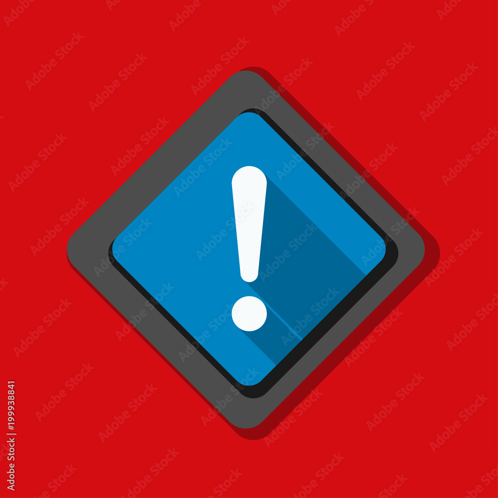 Exclamation Danger sign illustration Exclamation Danger sign illustration