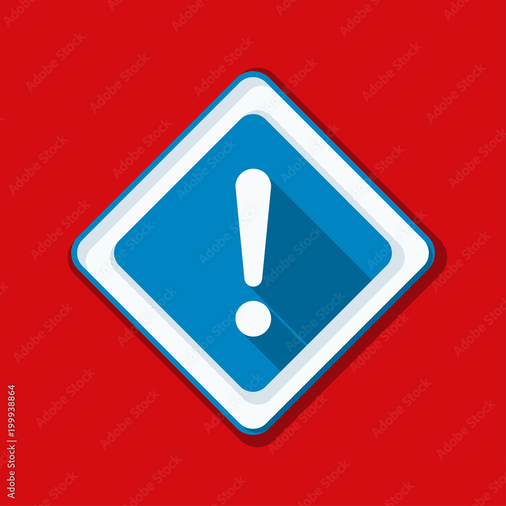 Exclamation Danger sign illustration Exclamation Danger sign illustration