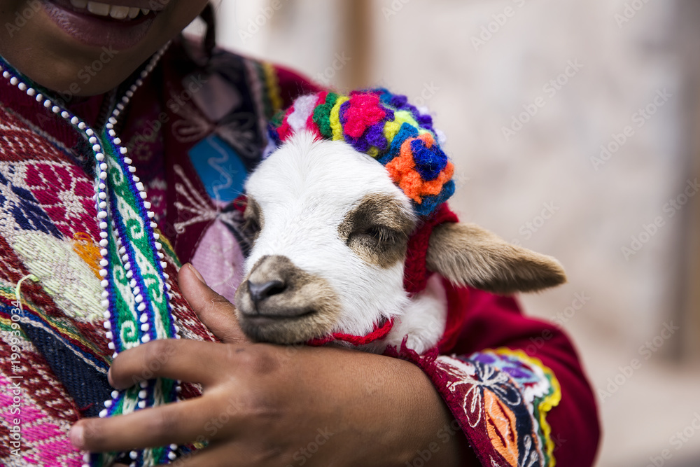 Cute little girl from Cusco, Peru