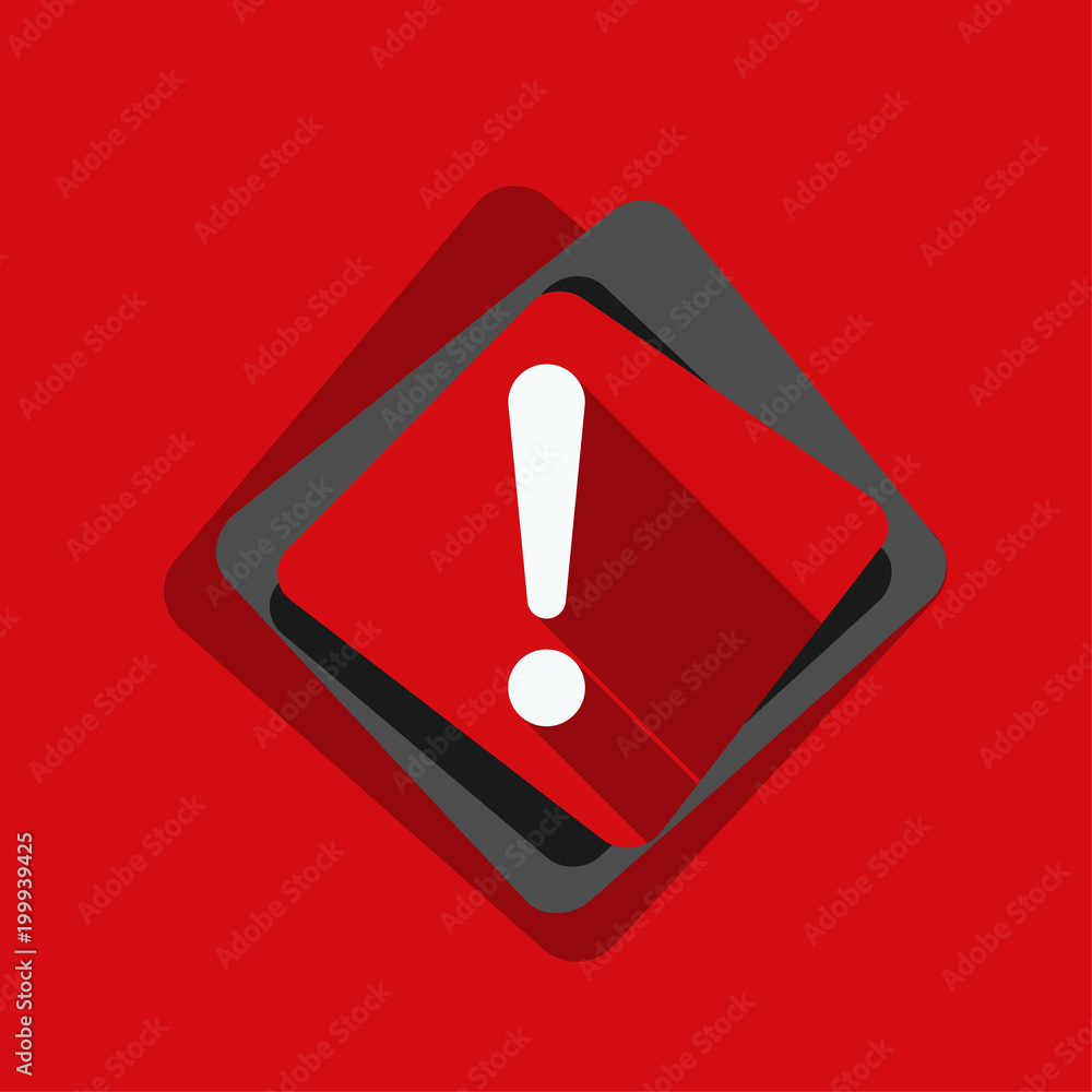 Exclamation Danger sign illustration Exclamation Danger sign illustration