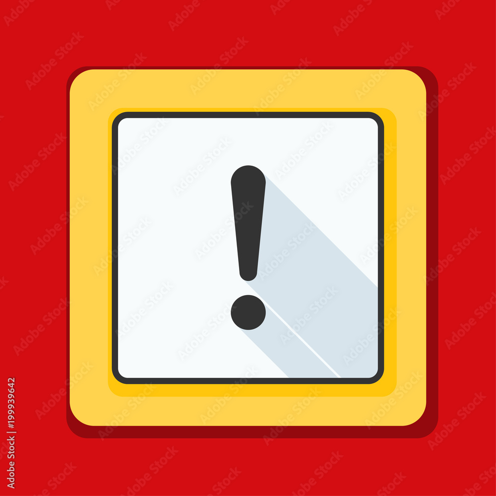 Exclamation Danger sign illustration Exclamation Danger sign illustration