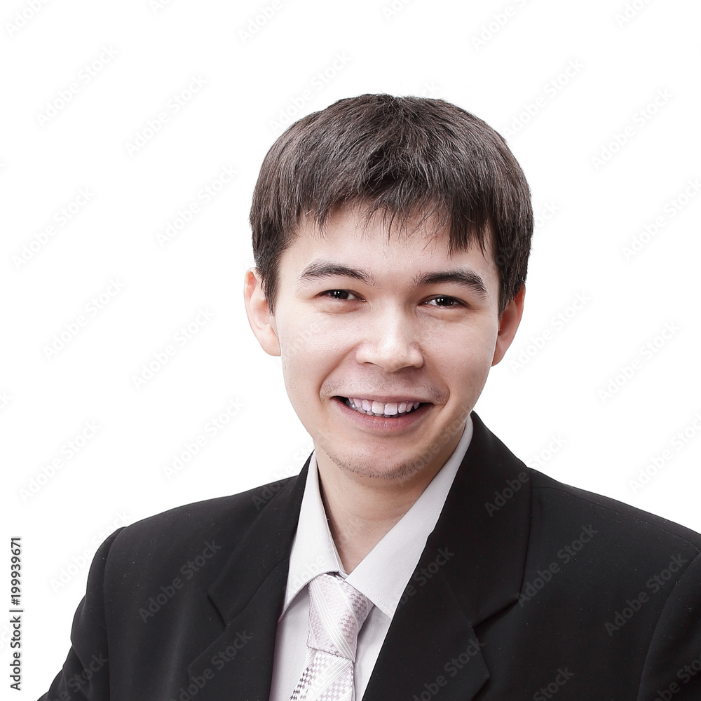 portrait of a successful young entrepreneur.isolated on white portrait of a successful young entrepreneur.isolated on white