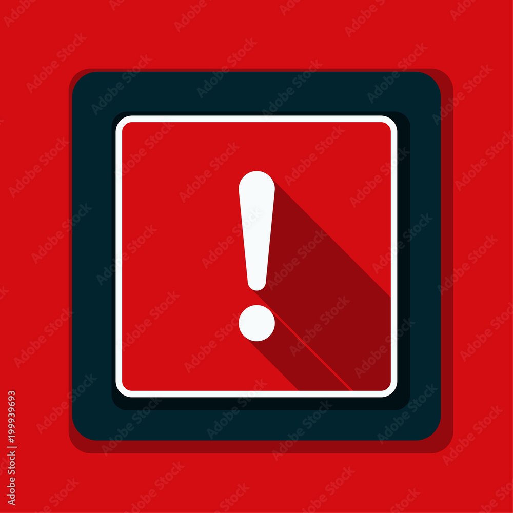 Exclamation Danger sign illustration Exclamation Danger sign illustration