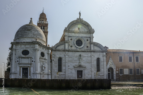 San Michele church in a venetian island.