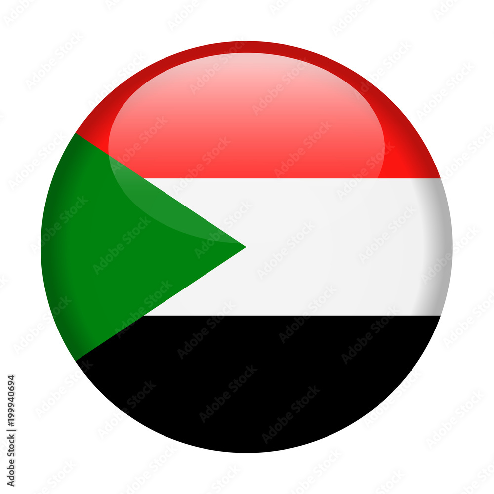 Sudan Flag Vector Round Icon Sudan Flag Vector Round Icon