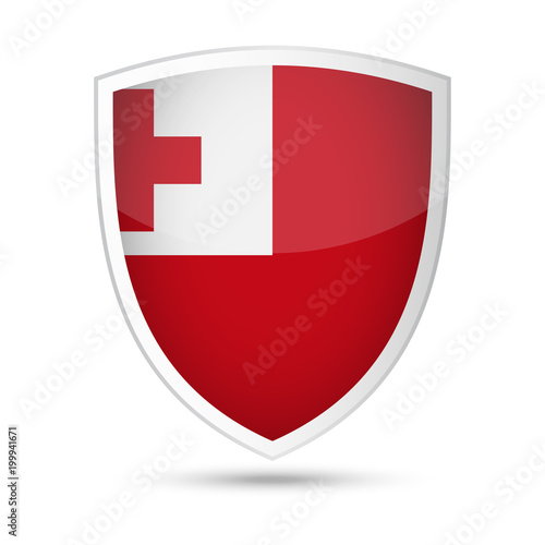 Tonga Flag Vector Shield Icon Free Download Tonga Flag Vector Shield Icon - GFXLoad