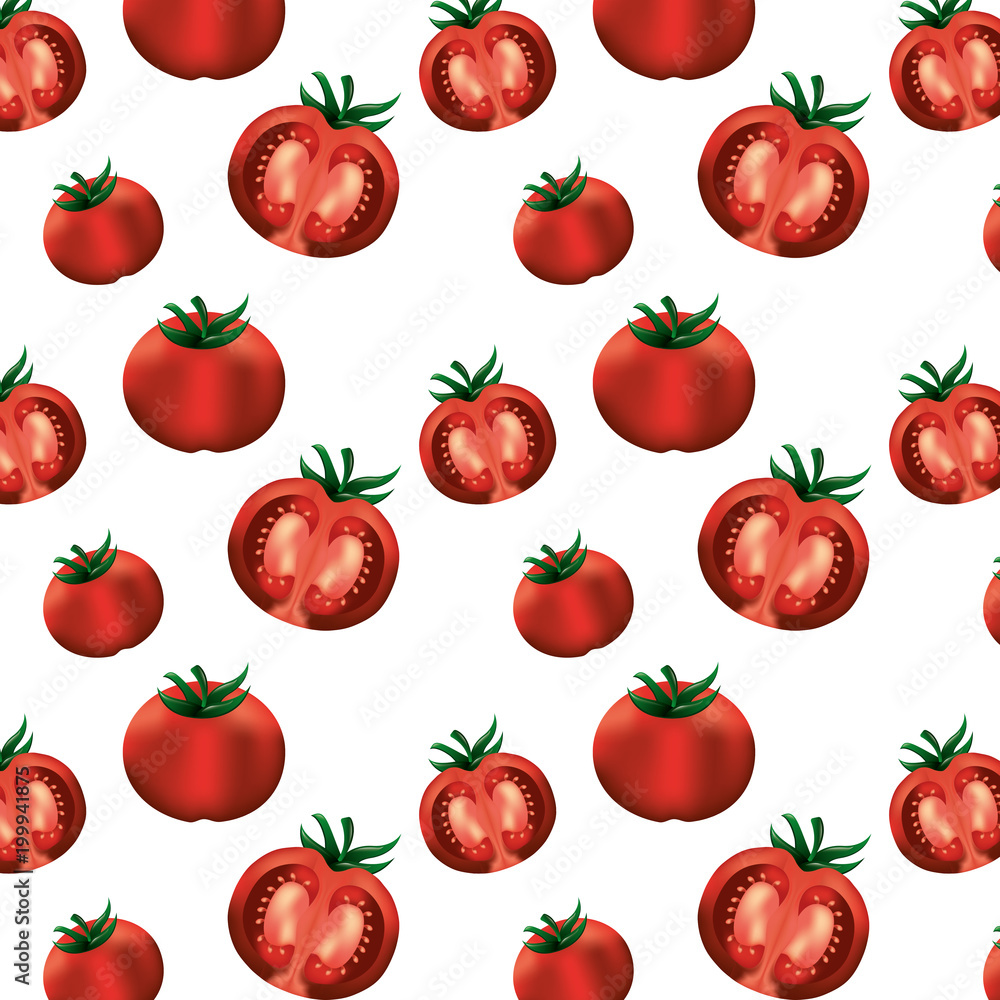 tomato fresh healthy food pattern vector illustration design tomato fresh healthy food pattern vector illustration design