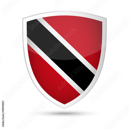 Trinidad and Tobago Flag Vector Shield Icon Free Download Trinidad and Tobago Flag Vector Shield Icon - GFXLoad